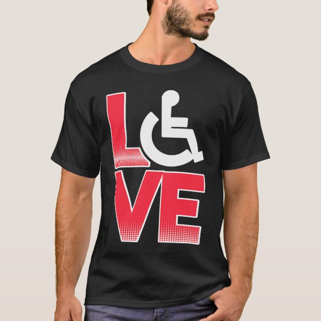 Camiseta Handicap Humor Love Disabled Survivor Warrior (Frente)