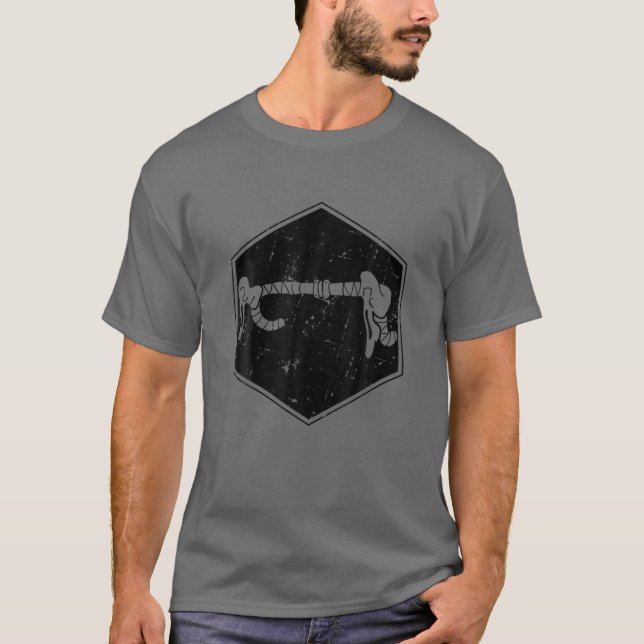 Camiseta Handlebars Vintage - Bicicleta De Bicicleta (Frente)