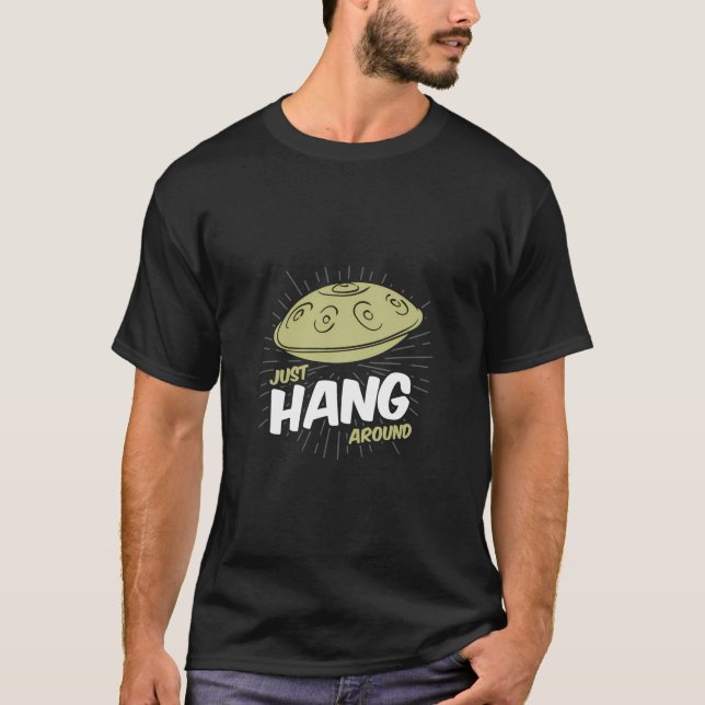 Camiseta Handpan Hang Music Sound Design Premium (Frente)