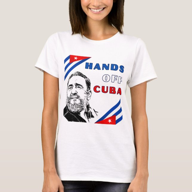 Camiseta Hands Off Cuba (Frente)