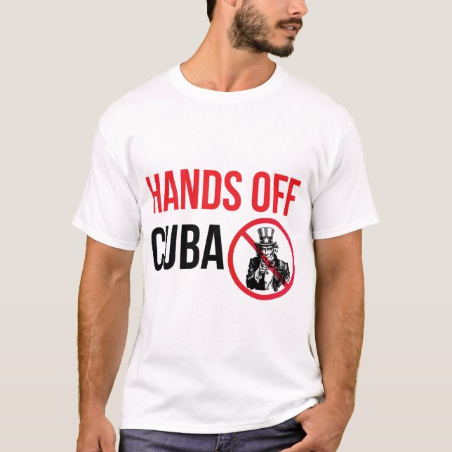 Camiseta Hands Off Cuba (Frente)