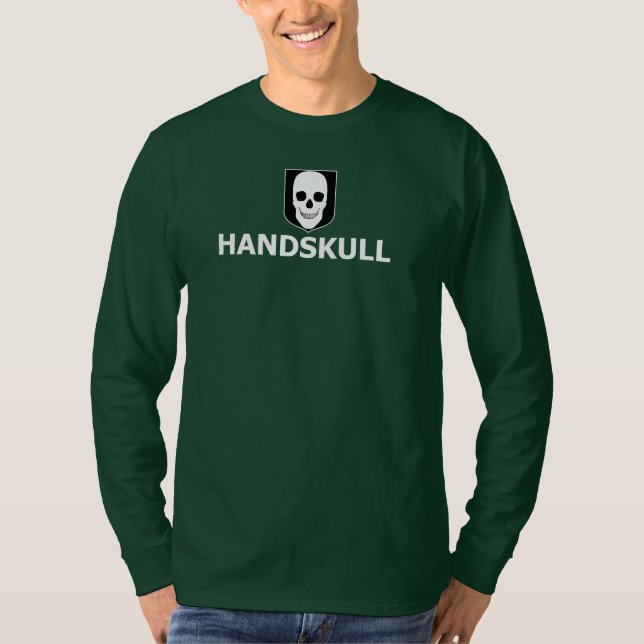 Camiseta HANDSKULL Argentina - Capa longa básica (Frente)
