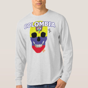 Camiseta HANDSKULL Colombia Long Sleeve T Shirt B2