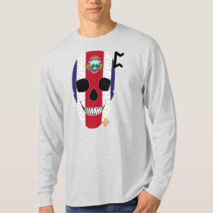 Camiseta HANDSKULL Costa Rica Sleeve T Shirt B2