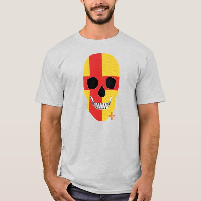 Camiseta HANDSKULL Kalmar básica B2 (Frente)