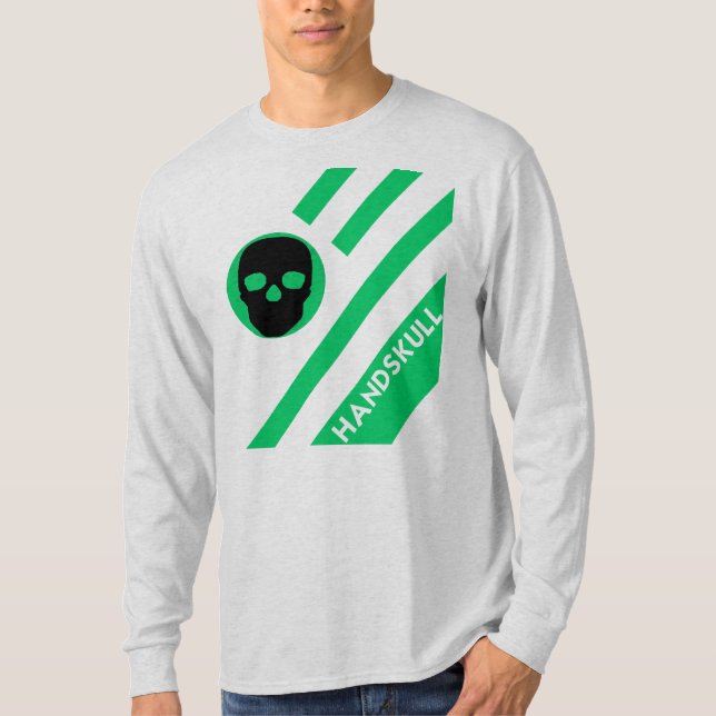 Camiseta HANDSKULL LIV Emerald Bares T Shirt Long Sleeve F (Frente)