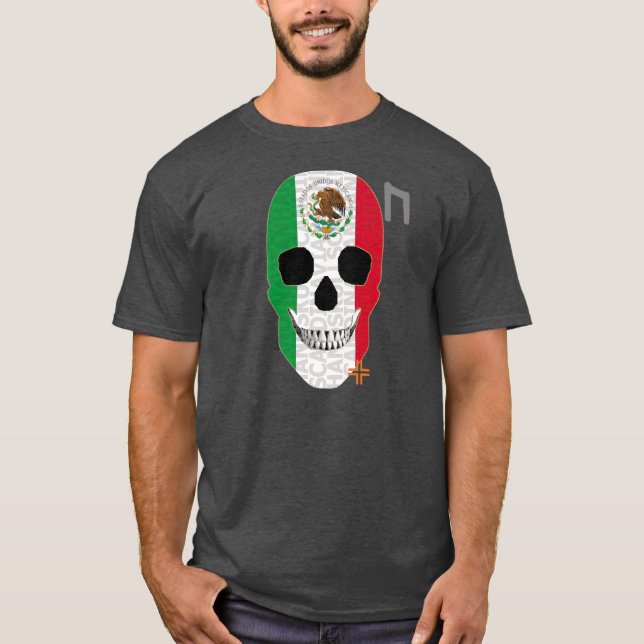 Camiseta HANDSKULL México básica B2 (Frente)