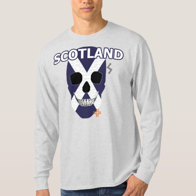 Camiseta HANDSKULL Scotland Long Sleeve T Shirt B2 (Frente)