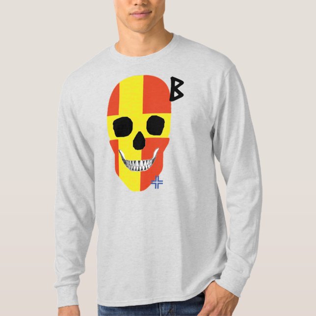 Camiseta HANDSKULL Skåne T-Shirt B2 De Longa Distância (Frente)