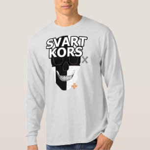 Camiseta HANDSKULL Svart Kors T-Shirt B2 de Longa Distância