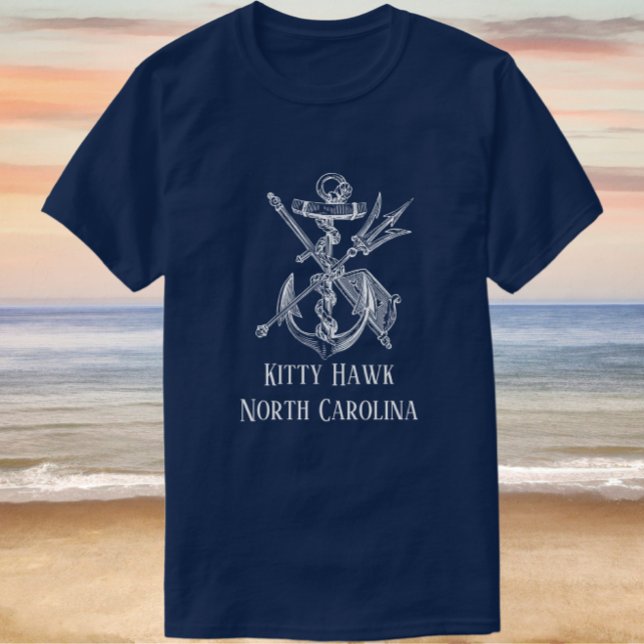 Camiseta Handsome Gatinho Hawk North Carolina Anchor (Criador carregado)