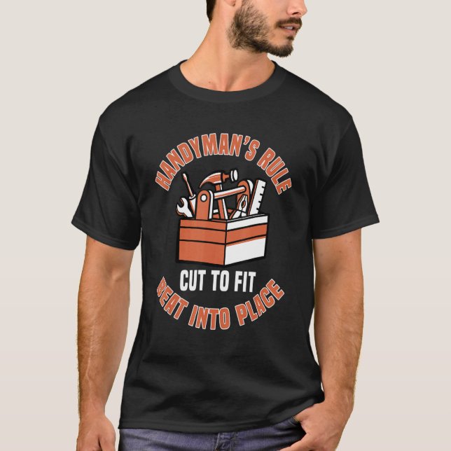 Camiseta Handyman Fixer Repairman Handworker Builder Handyp (Frente)