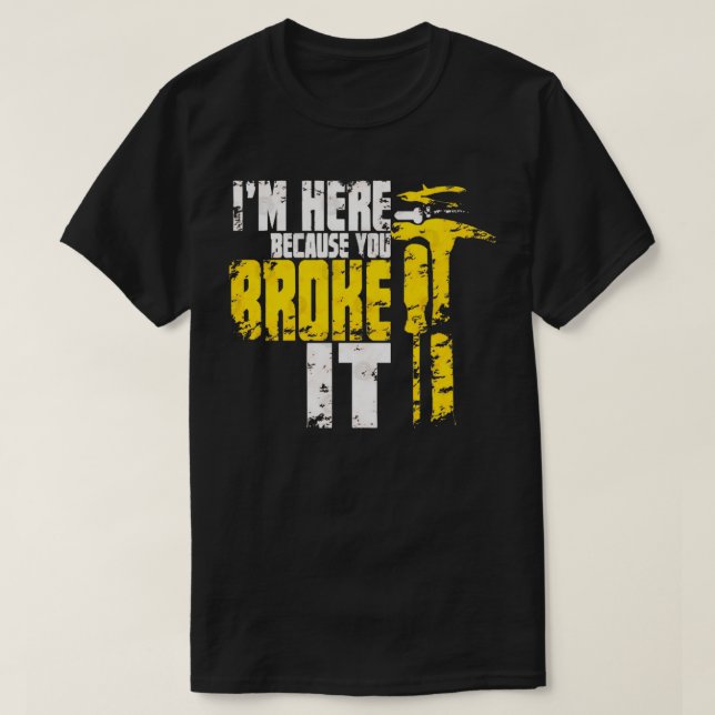 Camiseta Handyman Mechanic Gift Funny Carpenter Pai (Frente do Design)