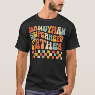 Camiseta Handyman, Super-herói, Padre Arte Digital
