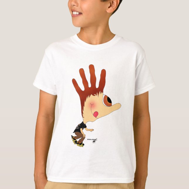 Camiseta HANDzYMANS-Rollerblader (Frente)