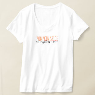 Camiseta Hanes Nano V-Neck Pumkin Spice