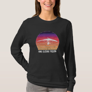 Camiseta Hang Glider Silhouette Sunset Hang Gliding Passion