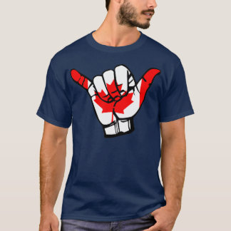 Camiseta Hang Loose Brasileira Jiu Jitsu Shaka Mão Canadian