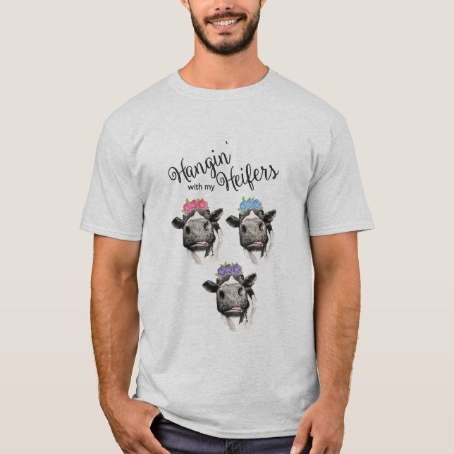 Camiseta Hangin com minhas bezerras (Frente)