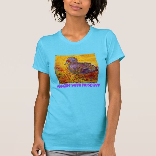 Camiseta hangin com muscovy (Frente)