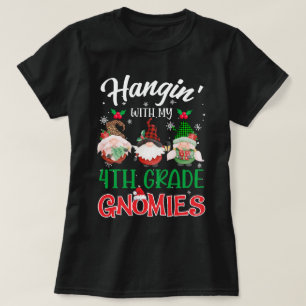 Camiseta Hangin com o meu professor de Natal do 4º ano