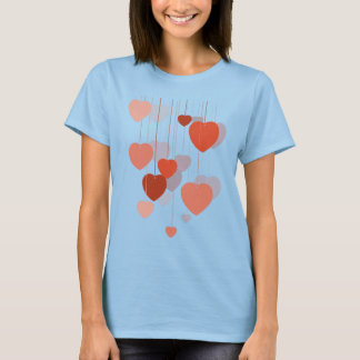 Camiseta Hangin' Hearts sombreado T-Shirt
