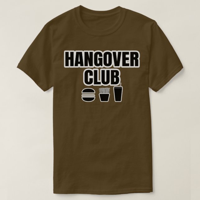 Camiseta Hangover Club (Frente do Design)