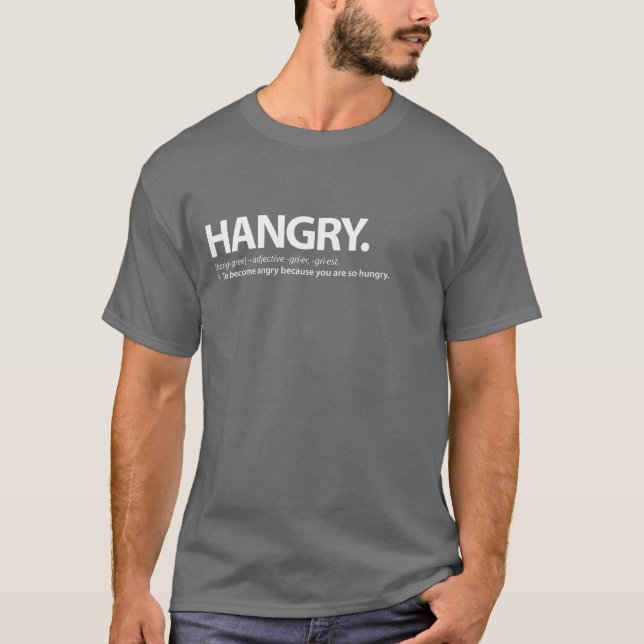 CAMISETA HANGRY (Frente)