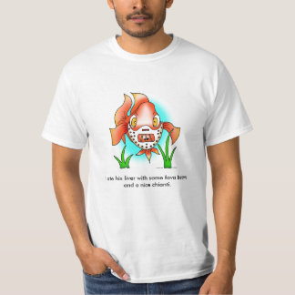 Camiseta Hanibal, eu comi seu fígado com algum fava…