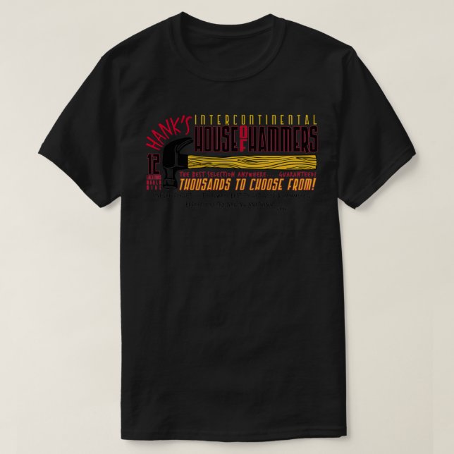 Camiseta Hanks Intercontinental House of Hammers (Frente do Design)