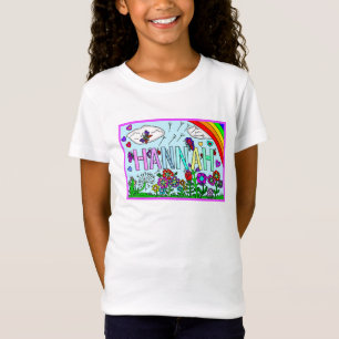 Camiseta Hanna Flowers Whimsical, Rainbow