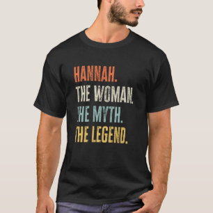 Camiseta Hannah A Melhor Mulher Mentindo Legenda Melhor Nom