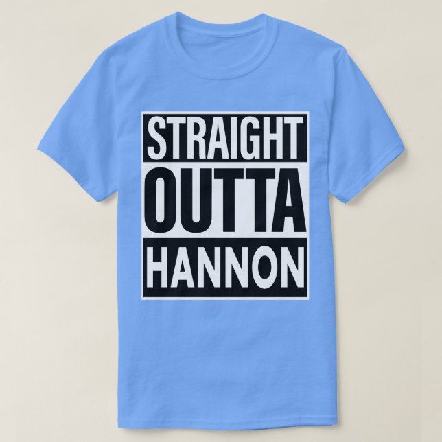 Camiseta Hannon Name Hetero Outta Hannon (Frente do Design)