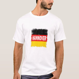 Camiseta Hannover - Alemanha Com Bandeira Alemã