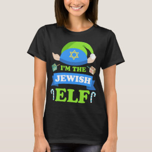Camiseta Hannukah PJ Engraçado T. Shirts Chanukah Elf