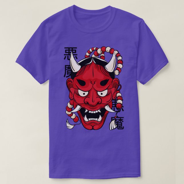 CAMISETA HANNYA DEMON MASK (Frente do Design)