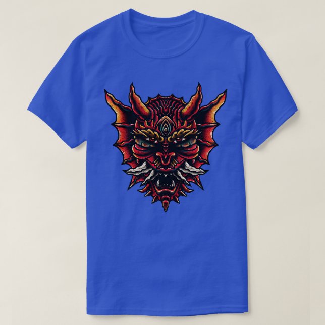 Camiseta Hannya mask Hannya Oni (Frente do Design)