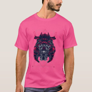 Camiseta Hannya Maske, Oni Samurai Maske, Japão Demon Krieg