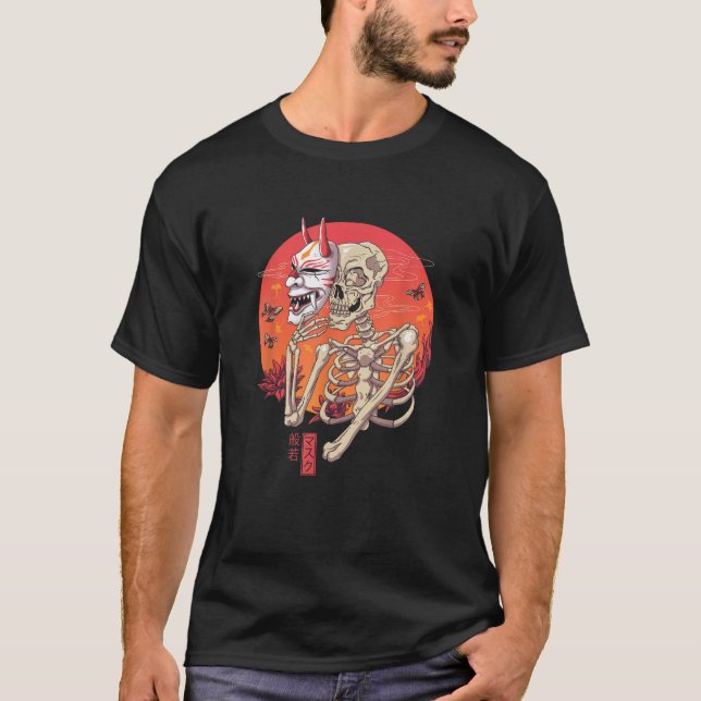 Camiseta Hannya Yokai Mask T shirt (Frente)