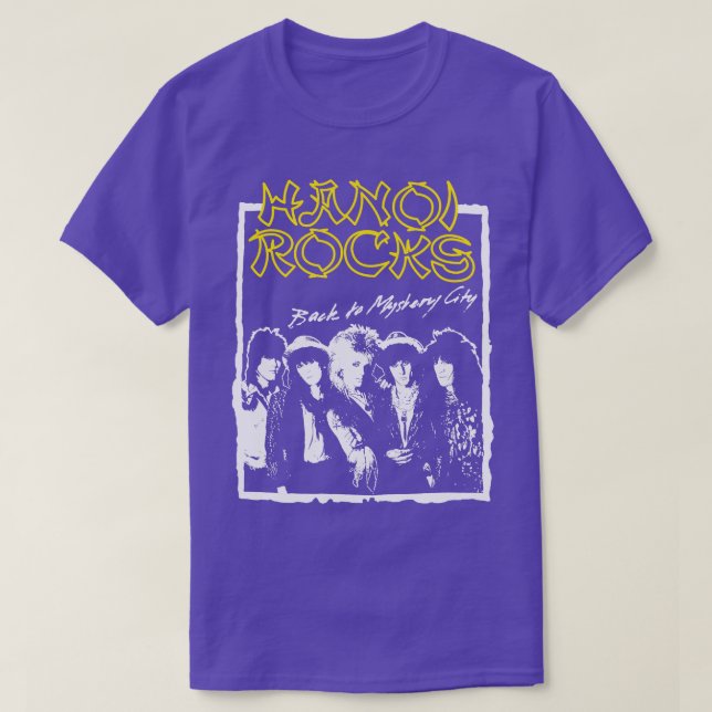 Camiseta Hanoi Rocks (Frente do Design)