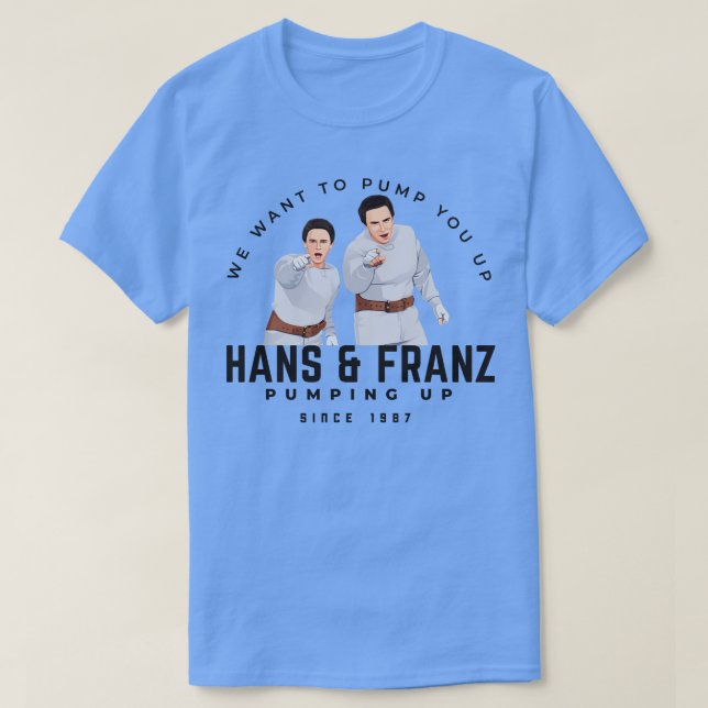 Camiseta Hans Franz Pumping desde 1987 (Frente do Design)