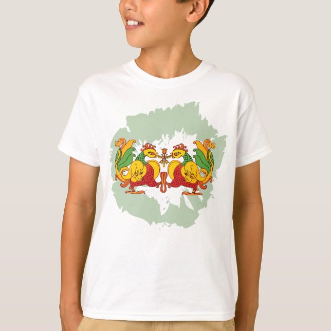 Camiseta Hansa Puttuwa – Two Entwined Swans (Frente)