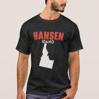 Camiseta Hansen Idaho EUA State America Viagem Idahoan