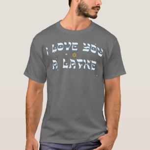 Camiseta Hanukkah 2021 Amo-te a um Festival Engraçado de L