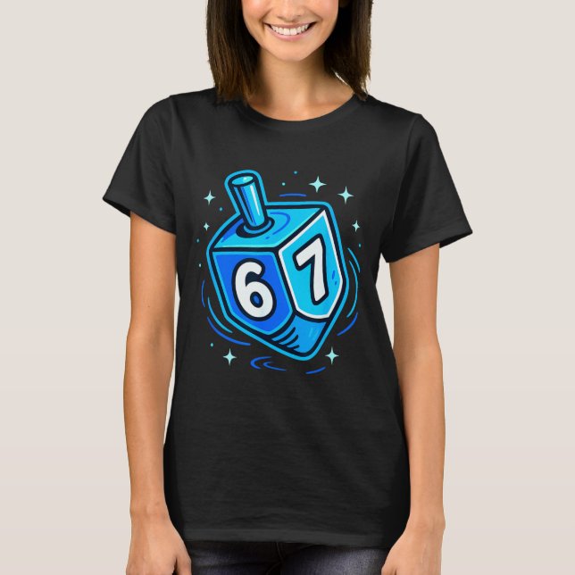 Camiseta Hanukkah 67 Meme Chanukah Jewish Men Women Kids  (Frente)
