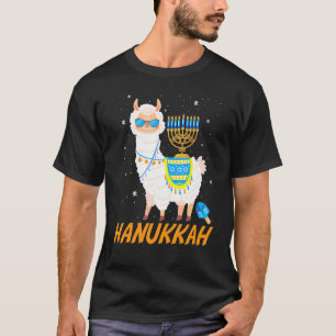 Camiseta Hanukkah Alpaca Llam O Festival Judaico Das Luzes