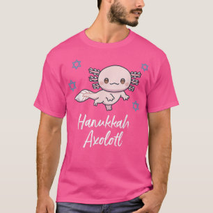 Camiseta Hanukkah Aolotl Judeu Engraçado Feliz Família Chan