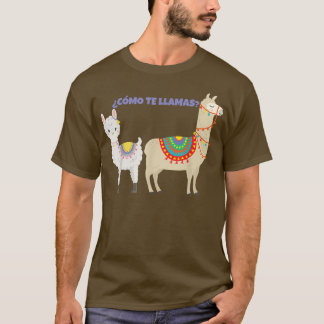 Camiseta Hanukkah Como Te Llamas Alpaca Amantes