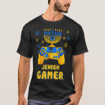 Camiseta Hanukkah, controladora de vídeo de jogos judeus, G<br><div class="desc">Hanukkah Jewish Video Game Controller Gamer Chanukah Boy Kid 10</div>