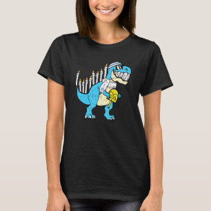 Camiseta Hanukkah Dinosaur Menorawr Saurus Rex Chanukah Jue